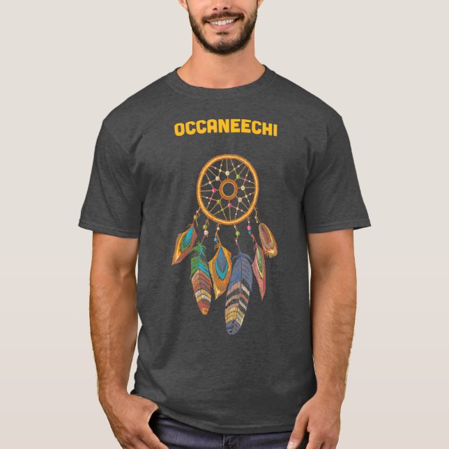 Camiseta Occaneechi Tribe Respeito Nativo Americano (Frente)
