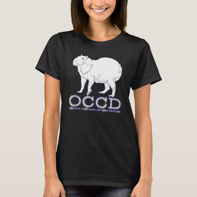 Camiseta Occd Love Capybara Cute Guiné Pet Tee (Frente)