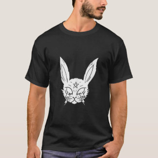 Camiseta Occult Witchcraft Gothic Cat Sacred Geometry Dark