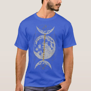 Camiseta Occulto da bruxa gótica tripla Wicca bruxa
