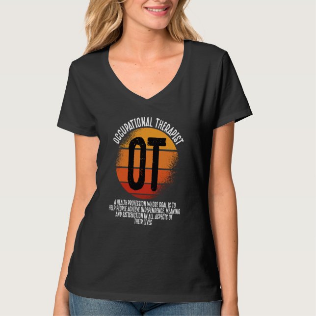 Camiseta Occupational Therapist OT Squad Healthcare Profess (Frente)
