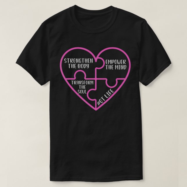 Camiseta Occupational Therapist OT Therapy Pediatric Curati (Frente do Design)