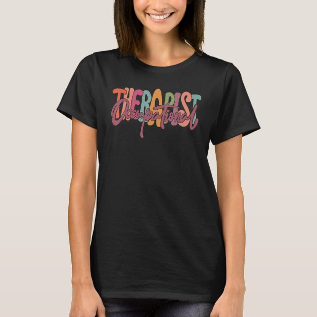 Camiseta Occupational Therapist Therapy Student Retro Teach (Frente)