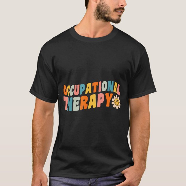 Camiseta Occupational Therapy Groovy Occupational Therast O (Frente)