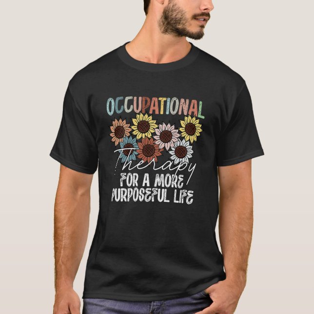 Camiseta Occupational Therapy Job Profession Healthcare OT  (Frente)