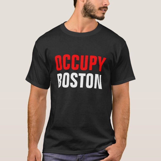 CAMISETA OCCUPY BOSTON (Frente)