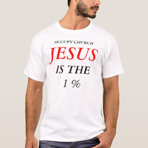 CAMISETA OCCUPY CHURCH JESUS É 1%