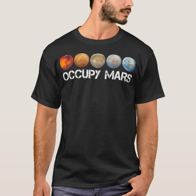 Camiseta Occupy Mars (Frente)