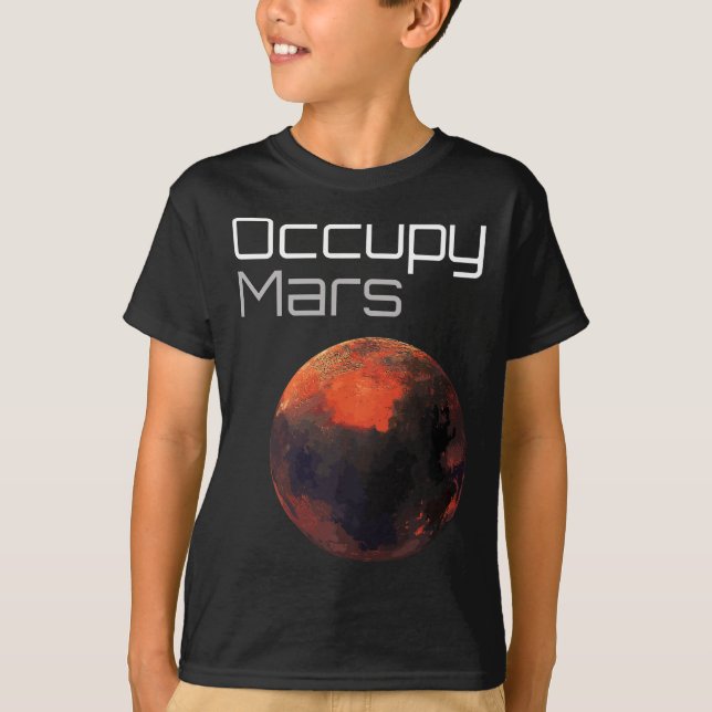 Camiseta Occupy Mars (Frente)
