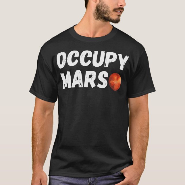 Camiseta Occupy Mars (Frente)
