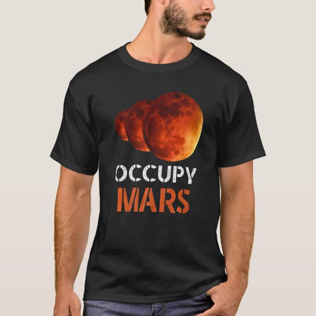 Camiseta Occupy Mars (Frente)