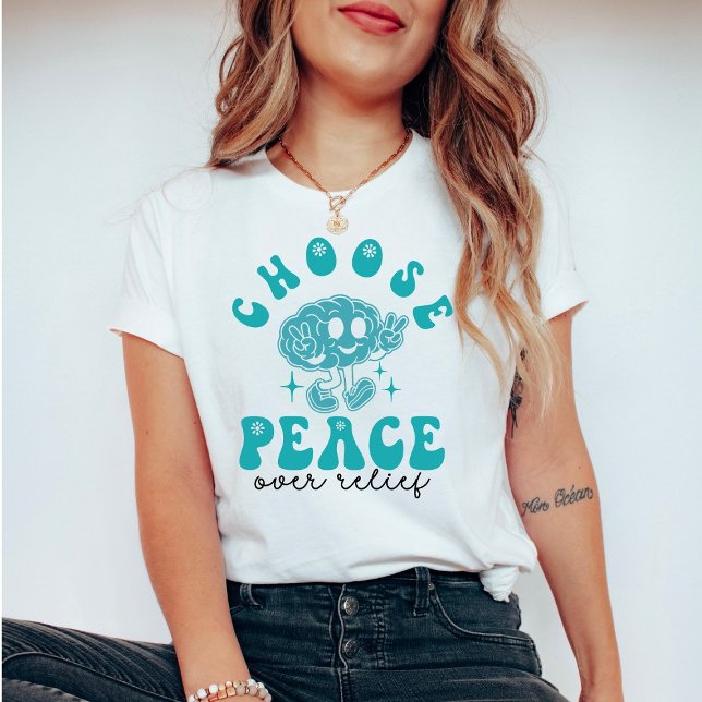 Camiseta OCD Awareness & Recovery choose Peace (Criador carregado)