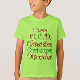 Camiseta OCD - Desordem obsessiva do Natal