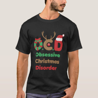 Camiseta Ocd Obsessive Disorder Party Gift Xmas Design para