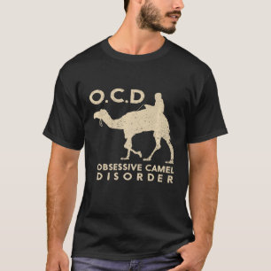 Camiseta Ocd Perturbação Obsessiva Do Camelo Deserto