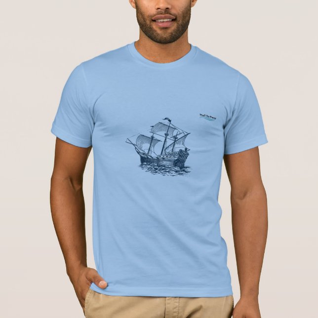 Camiseta "Ocean Adventure" Confie no Processo (Frente)
