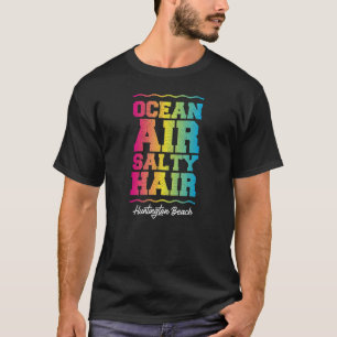 Camiseta Ocean Air Salty Huntington Beach Retro Tropic