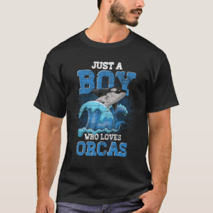 Camiseta Ocean Animal Waves Killer Whale Boys Orca