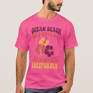 Camiseta Ocean Beach Wild Wave 1971 Memórias de surfe Calif