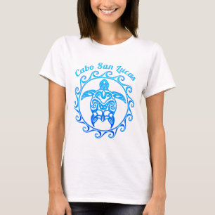 Camiseta Ocean Blue Tribal Tartaruga Cabo San Lucas
