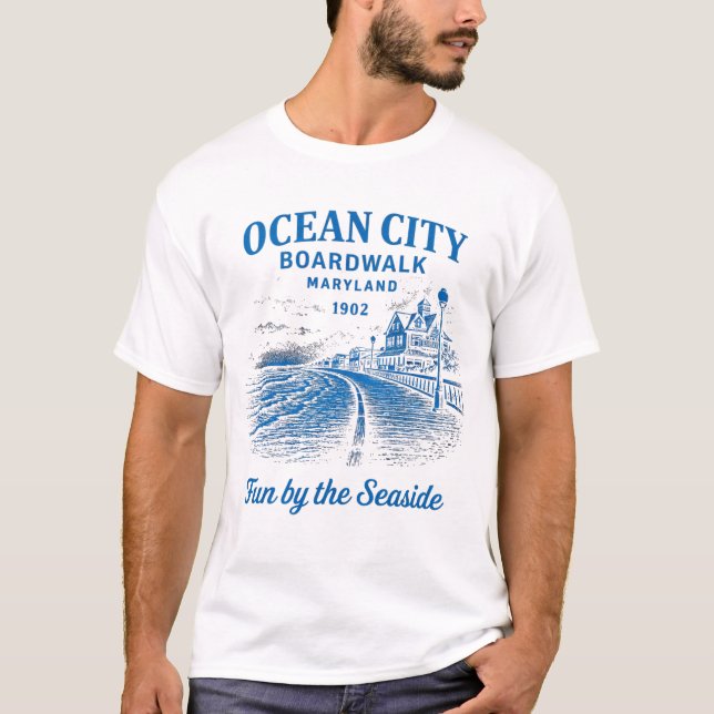 Camiseta Ocean City Broadwalk (Frente)