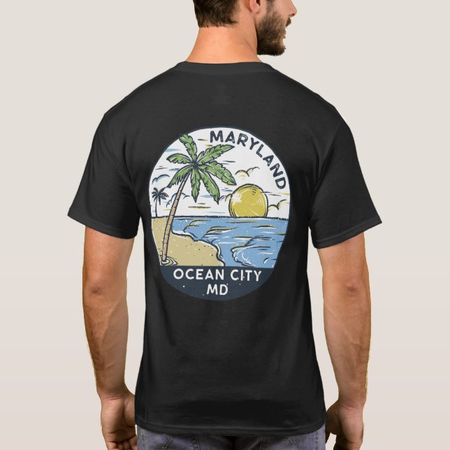 Camiseta Ocean City Maryland Vintage (Verso)