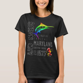 Camiseta Ocean City Maryland White Marlin Capital Eastern S