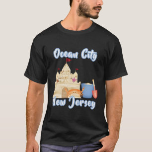 Camiseta Ocean City New Jersey Beach Crab Sand Castle