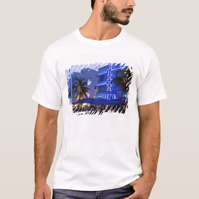 Camiseta Ocean Drive, South Beach, Miami Beach, 2 (Frente)