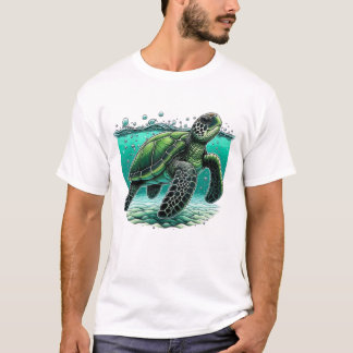 Camiseta 🌊 Ocean Explorer Sea Turtle 🐢