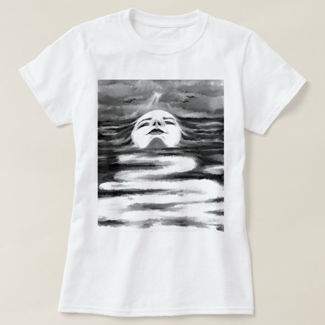 Camiseta Ocean Face T-Shirt (Frente do Design)