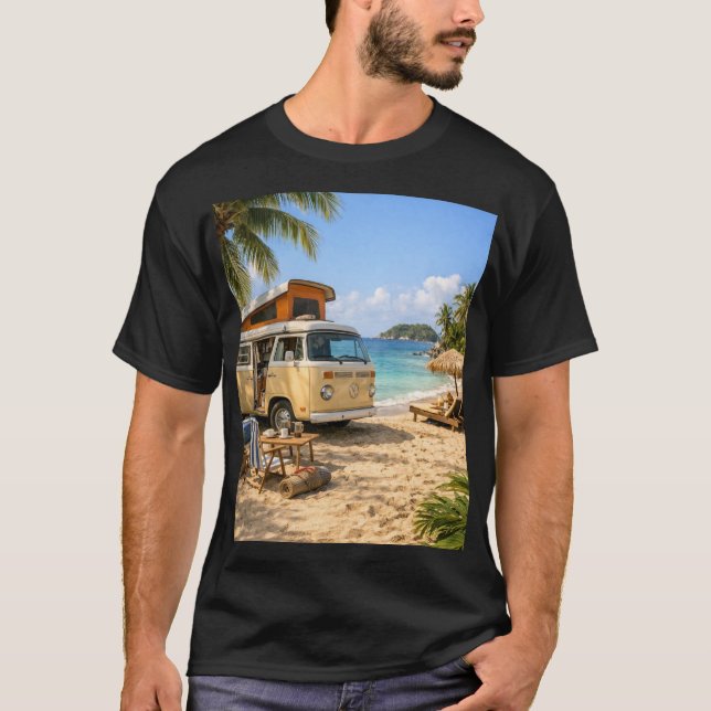 Camiseta Ocean Freedom Vanlife (Frente)