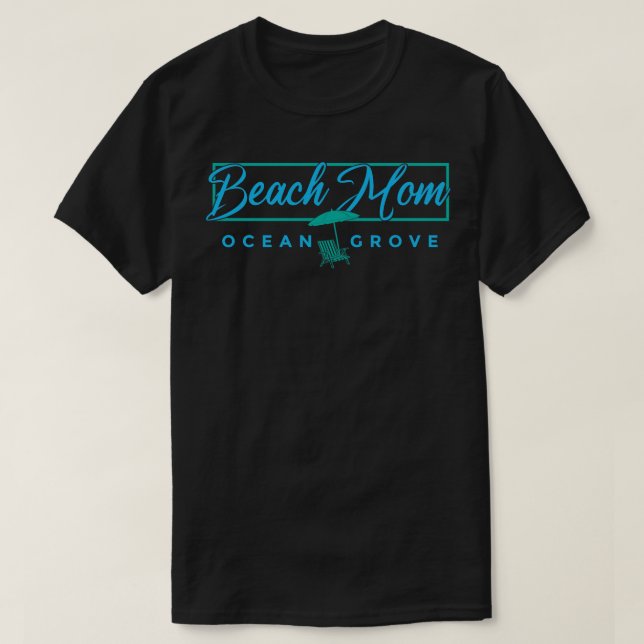 Camiseta Ocean Grove Beach Mãe (Frente do Design)