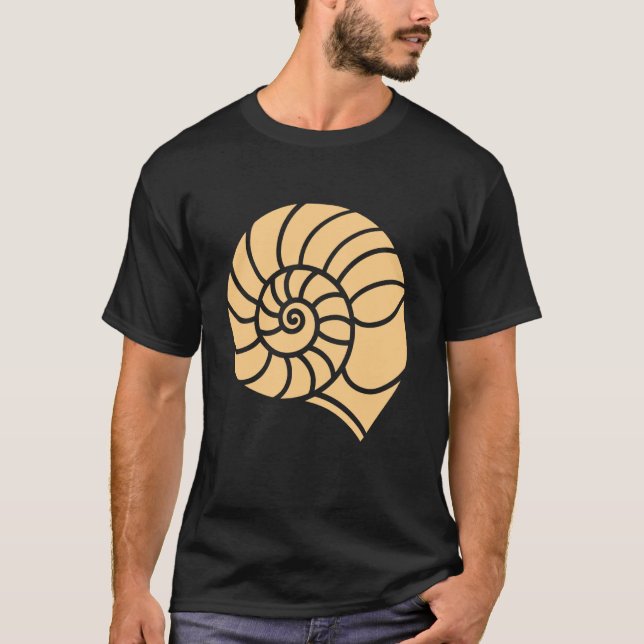 Camiseta Ocean Humor Minimalist Shells Simple Seashell (Frente)
