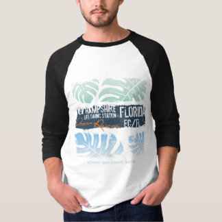 Camiseta Ocean Rescue - Florida & Hampshire Lifeguard