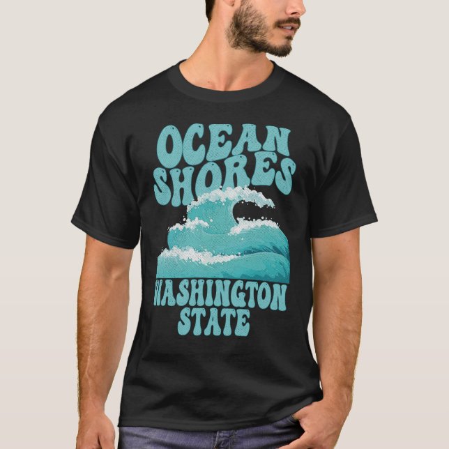 Camiseta Ocean Shores Washington (Frente)