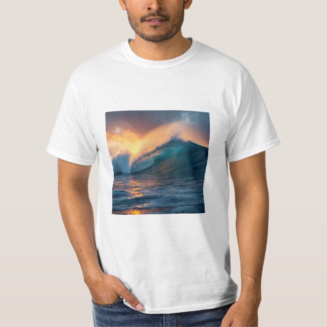 Camiseta Ocean Waves T-Shirt (Frente)