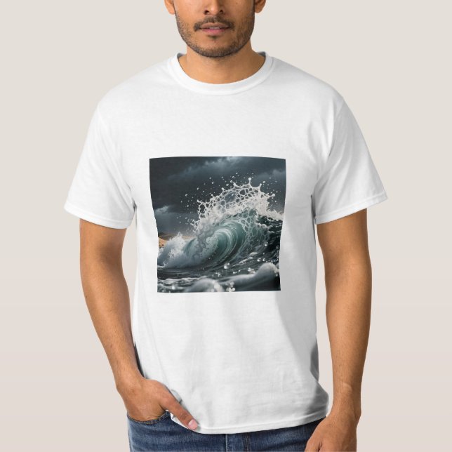 Camiseta Ocean Waves T-Shirt (Frente)