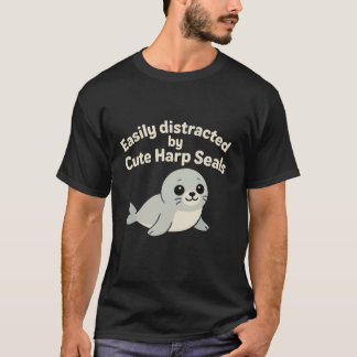 Camiseta Ocean Wildlife Harp Seal Lover Cute Arctic Animal