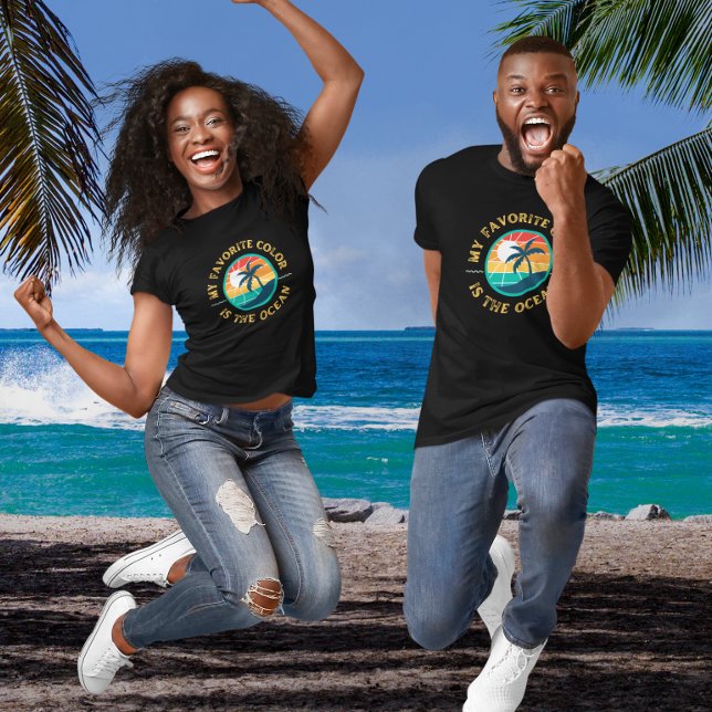 Camiseta Oceanas do Lover (My Favorite Color is the Ocean T-Shirt)