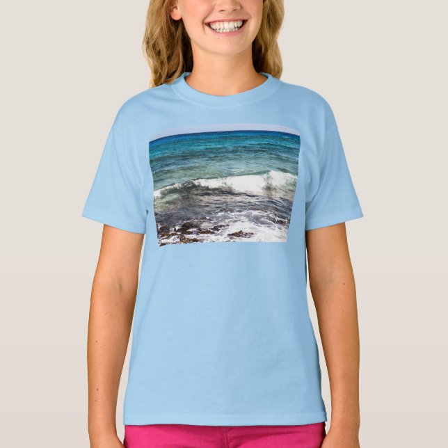 Camiseta Oceano Azuis  (Frente)