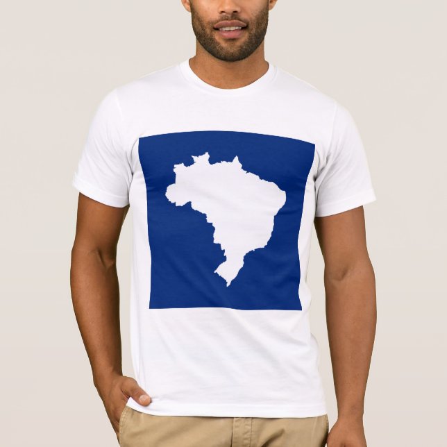 Camiseta Oceano Azul Festivo Brasil em Emporio Moffa (Frente)