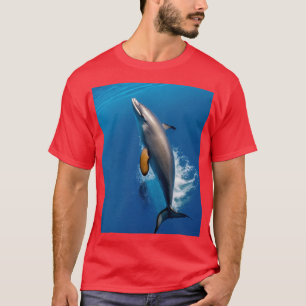 Camiseta "Oceano Crimson: Teto Delicioso dos Golfinhos"