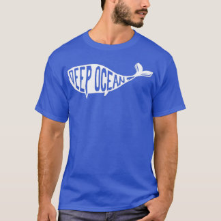 Camiseta Oceano de Baleia de Mergulho