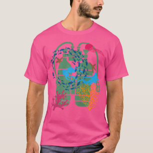 Camiseta Oceano de Dupla Tanque Cecado Oceano de Paragem