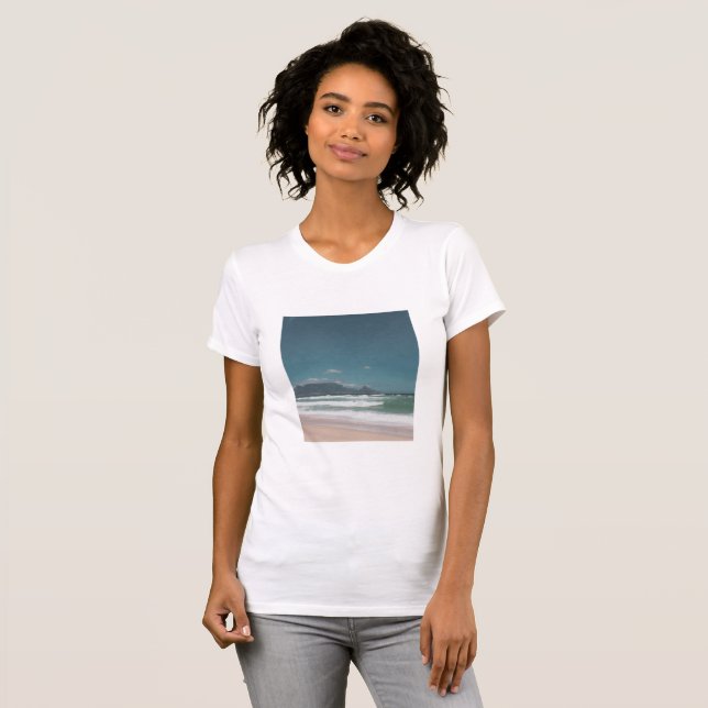 Camiseta Oceano de Montanha da Cidade do Cabo (Frente Completa)