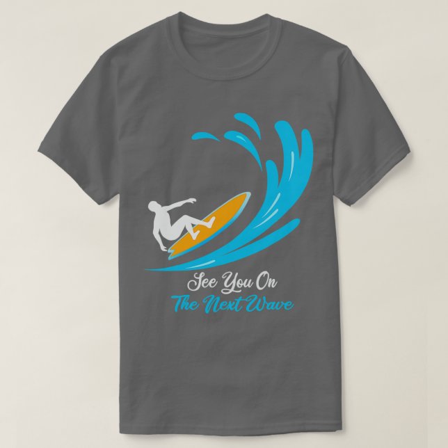 Camiseta Oceano de surfe do Surf de surfe do surfe (Frente do Design)
