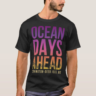 Camiseta Oceano Dias à Frente Stonington Deer Isle Beach Lo