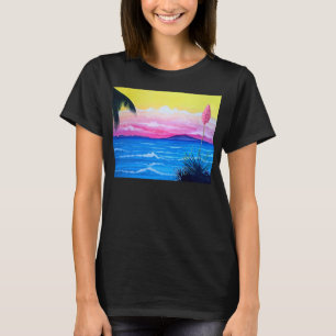 Camiseta Oceano do Pôr do Sol 