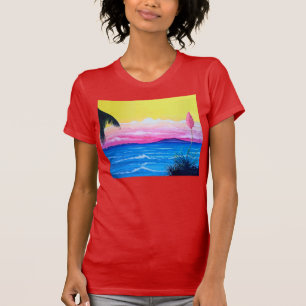 Camiseta Oceano do Pôr do Sol
